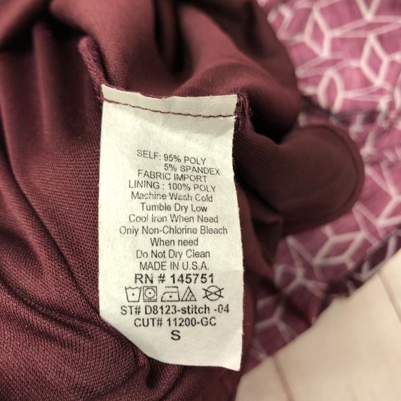 41 Hawthorn Women 3/4 Sleeve Wrap Dress Size Small Polyester Blend B237 -26 - Picture 7 of 13